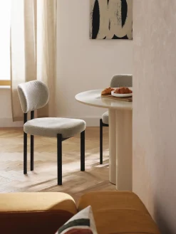 Westwing Collection Silla tapizada en tejido bouclé Adrien