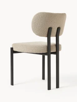 Westwing Collection Silla tapizada en tejido bouclé Adrien