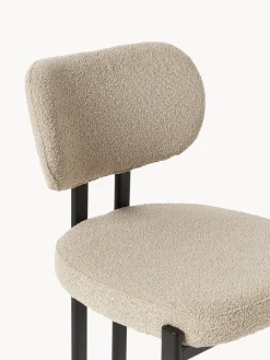 Westwing Collection Silla tapizada en tejido bouclé Adrien