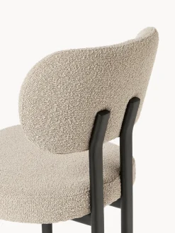 Westwing Collection Silla tapizada en tejido bouclé Adrien