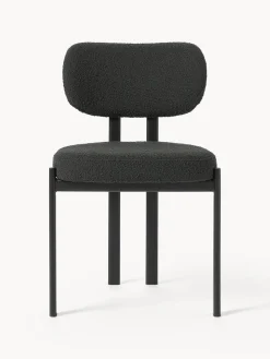 Westwing Collection Silla tapizada en tejido bouclé Adrien^ Sillas