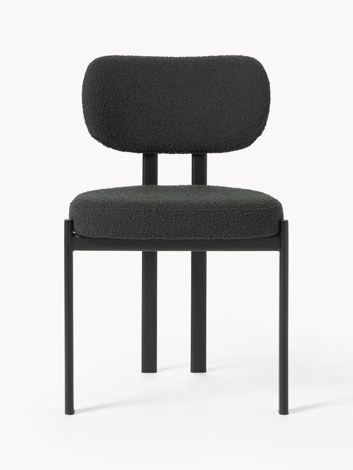 Westwing Collection Silla tapizada en tejido bouclé Adrien^ Sillas