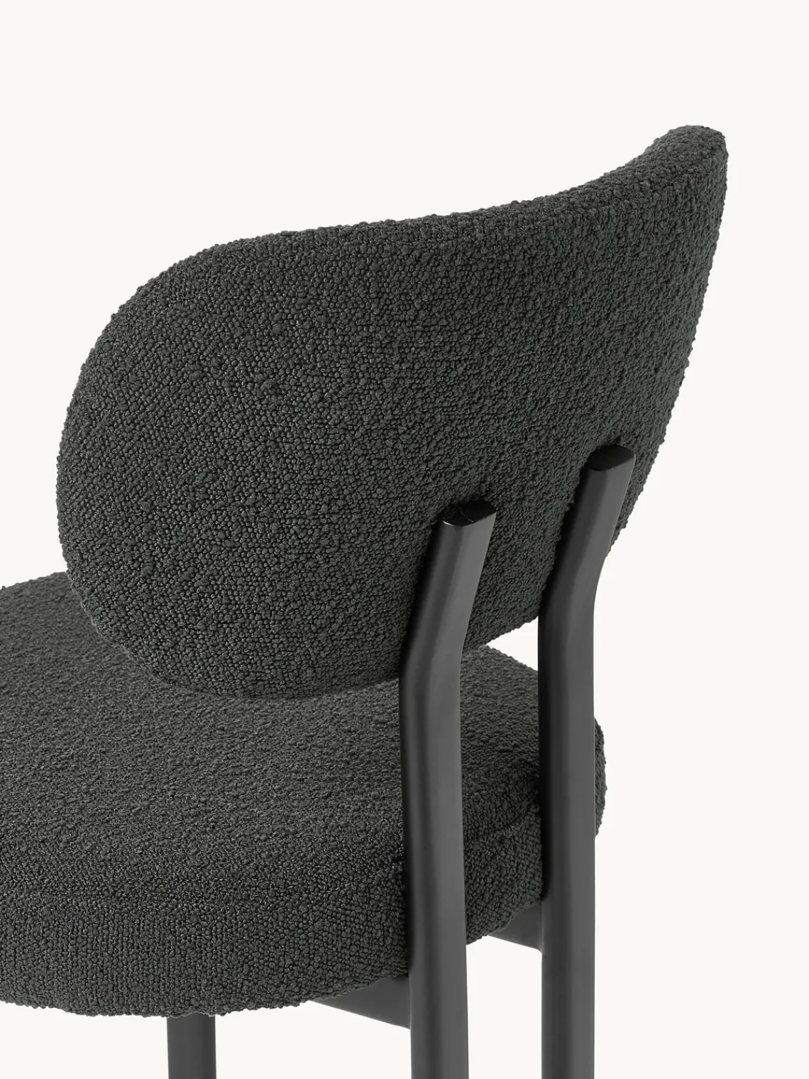 Westwing Collection Silla tapizada en tejido bouclé Adrien^ Sillas