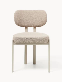 Westwing Collection Silla tapizada en tejido bouclé Adrien^ Sillas