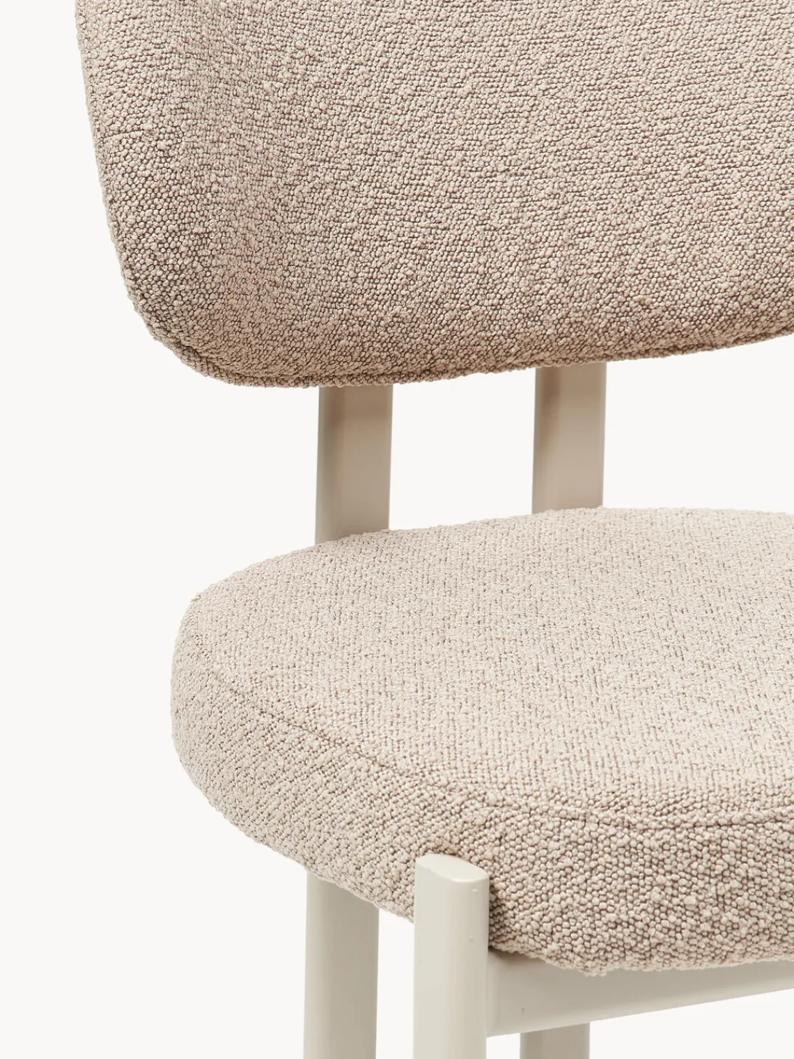 Westwing Collection Silla tapizada en tejido bouclé Adrien^ Sillas