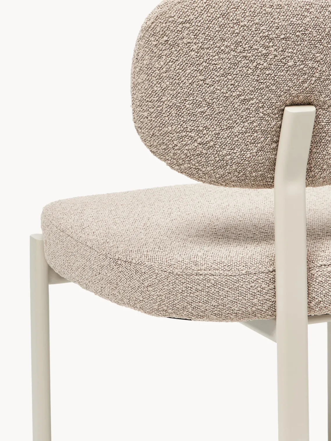 Westwing Collection Silla tapizada en tejido bouclé Adrien^ Sillas