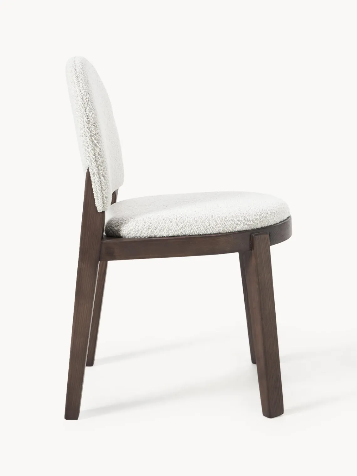 Westwing Collection Silla tapizada en tejido bouclé Neelia