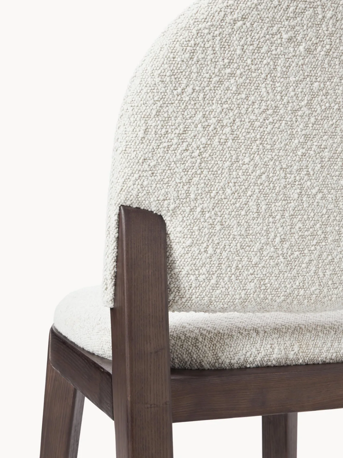 Westwing Collection Silla tapizada en tejido bouclé Neelia