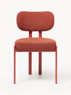 Westwing Collection Silla tapizada en tejido bouclé Adrien^ Sillas