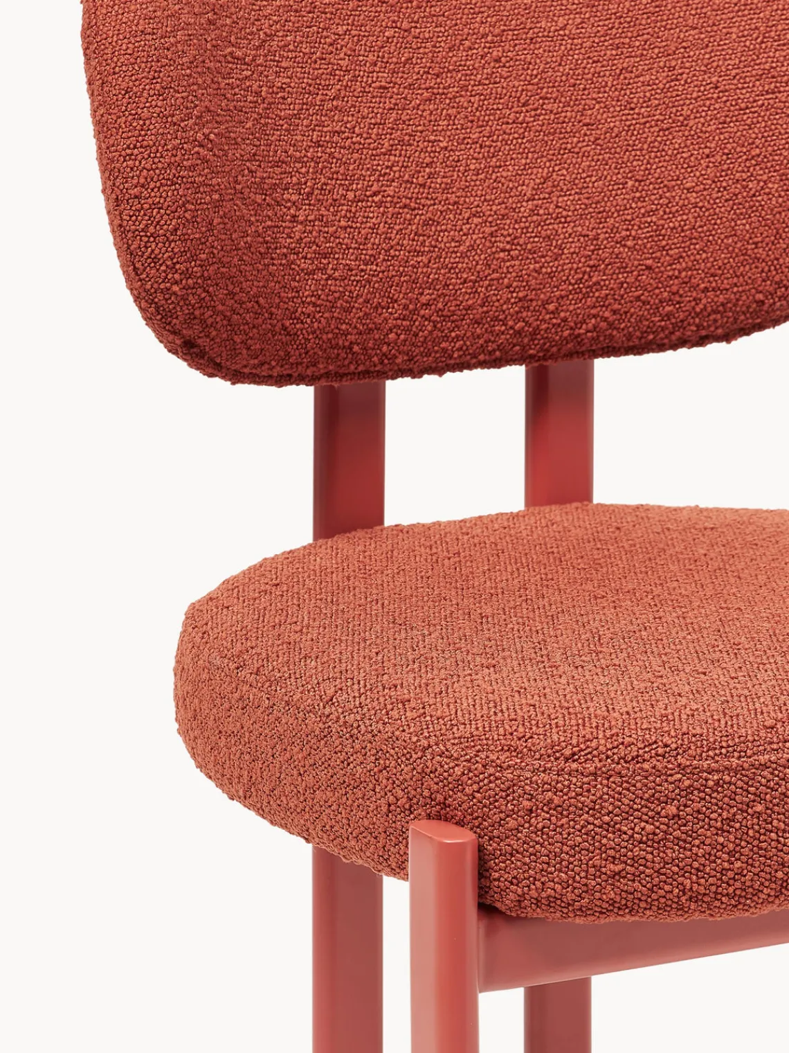 Westwing Collection Silla tapizada en tejido bouclé Adrien^ Sillas