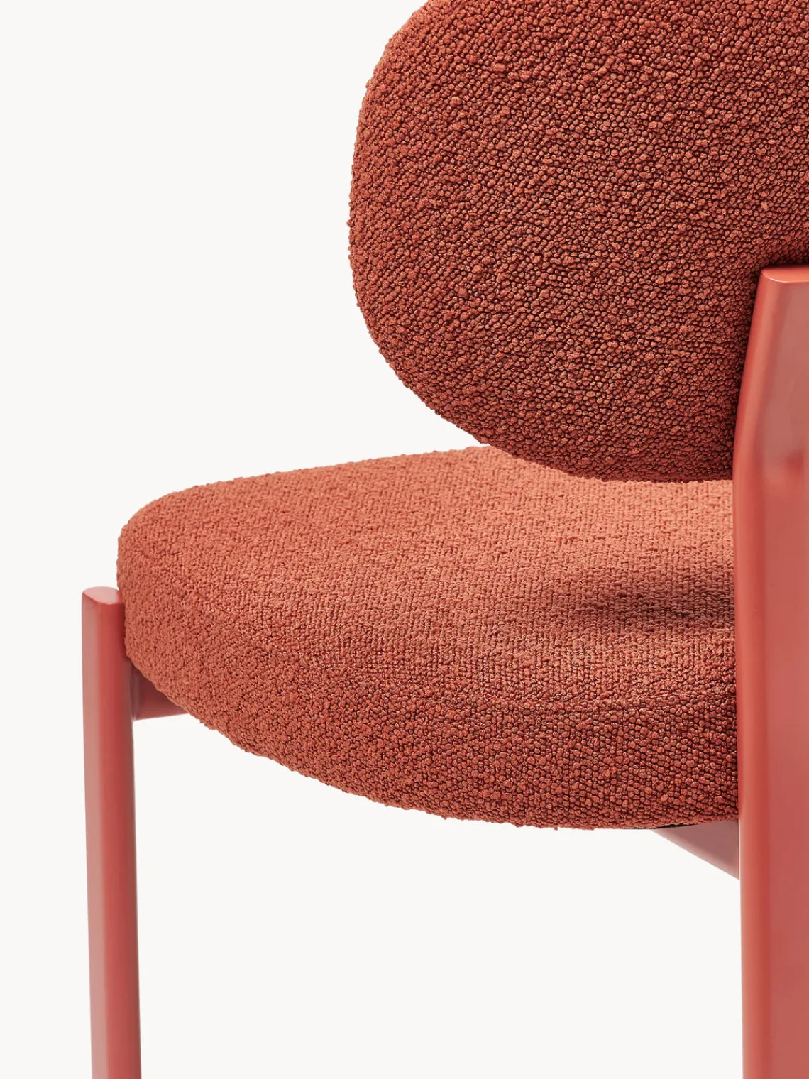 Westwing Collection Silla tapizada en tejido bouclé Adrien^ Sillas