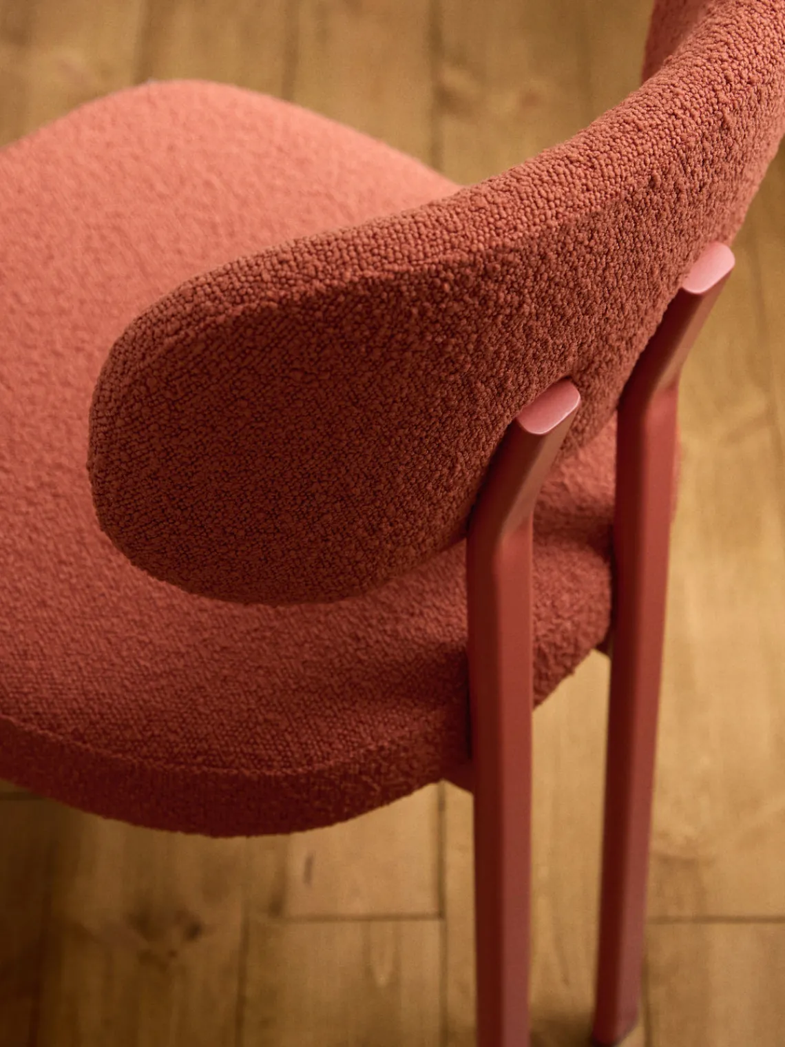 Westwing Collection Silla tapizada en tejido bouclé Adrien^ Sillas