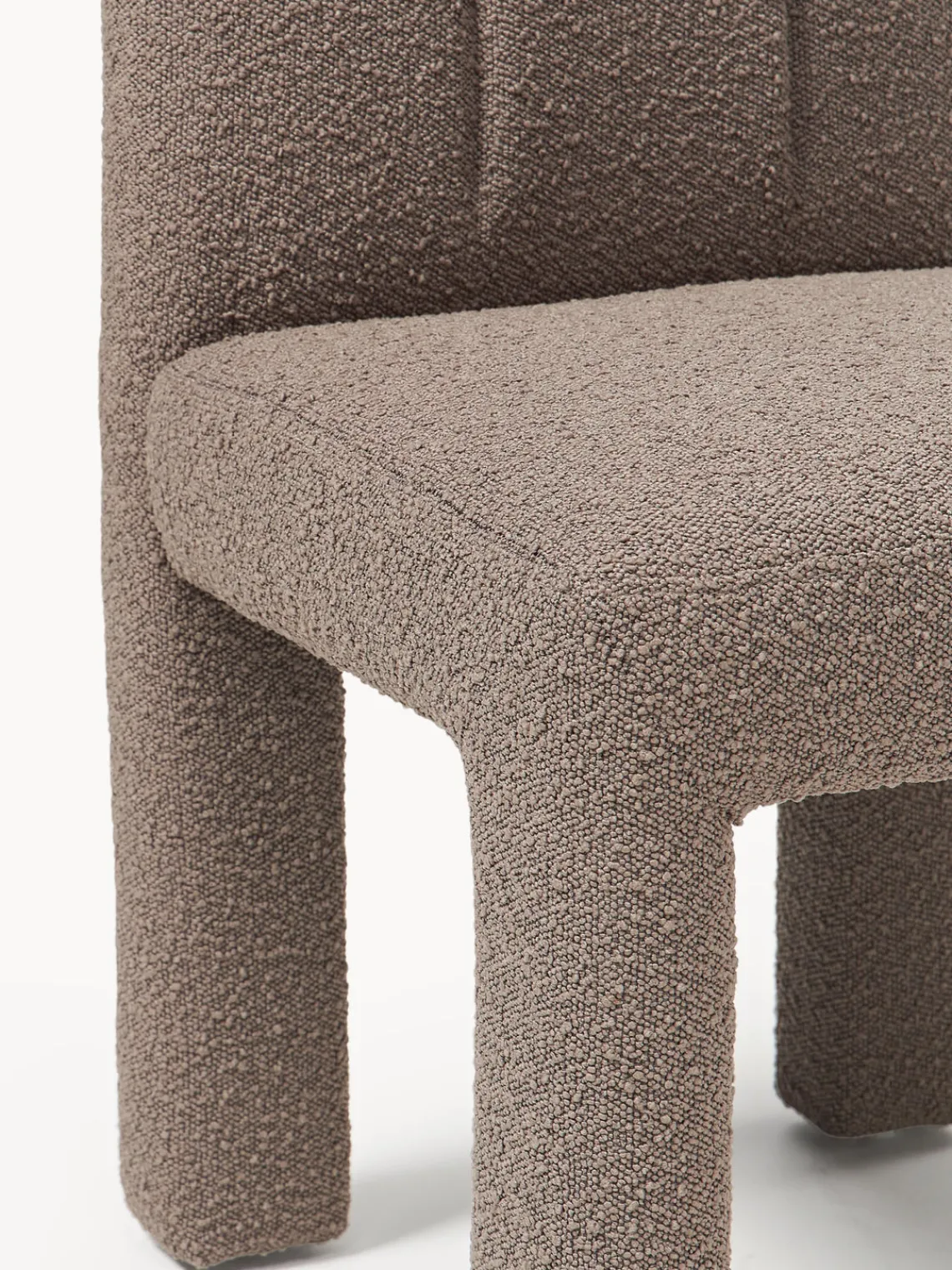 Westwing Collection Silla tapizada en tejido bouclé Lukas^ Sillas