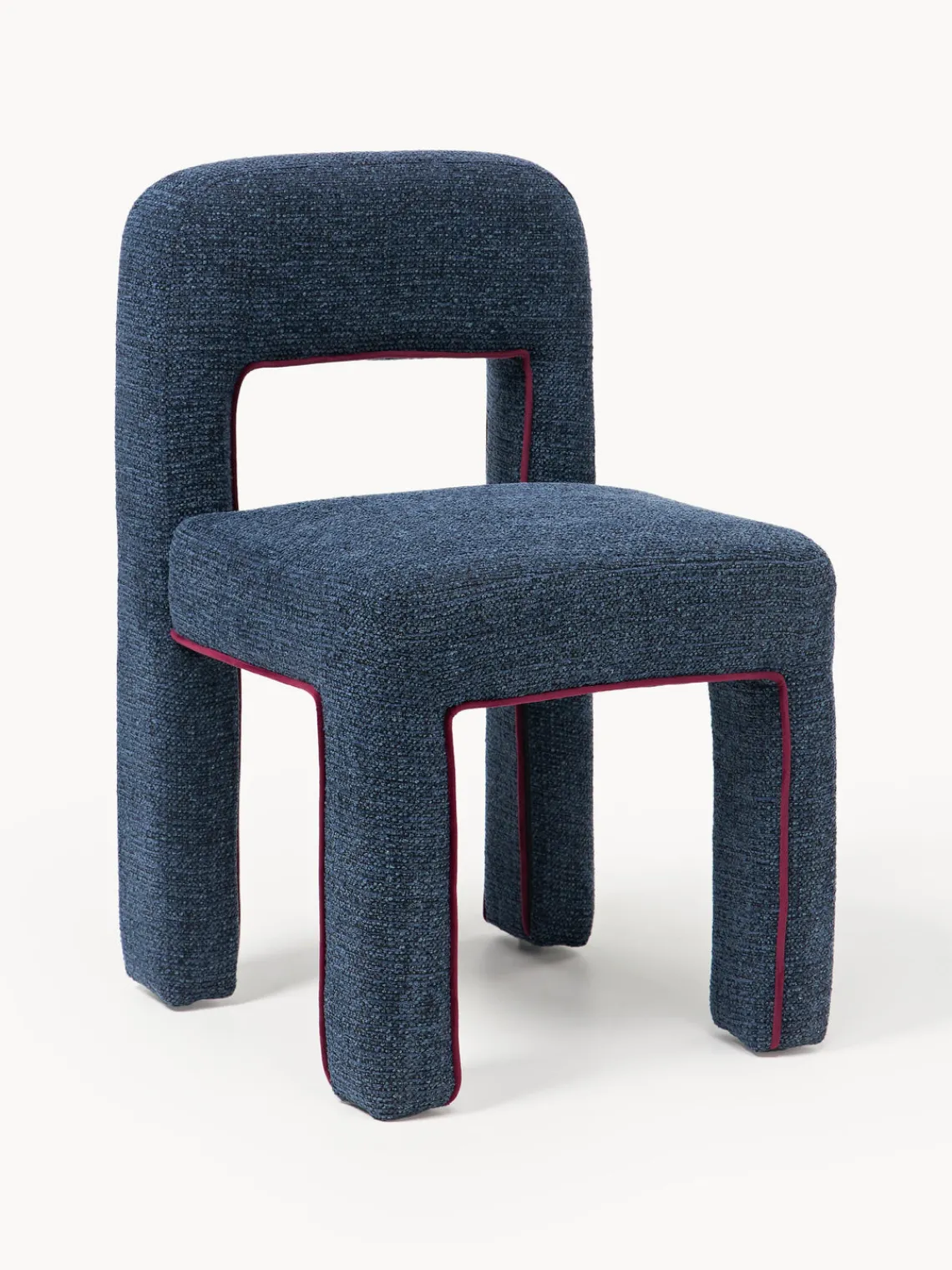 Westwing Collection Silla tapizada en tejido bouclé Ana