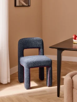 Westwing Collection Silla tapizada en tejido bouclé Ana