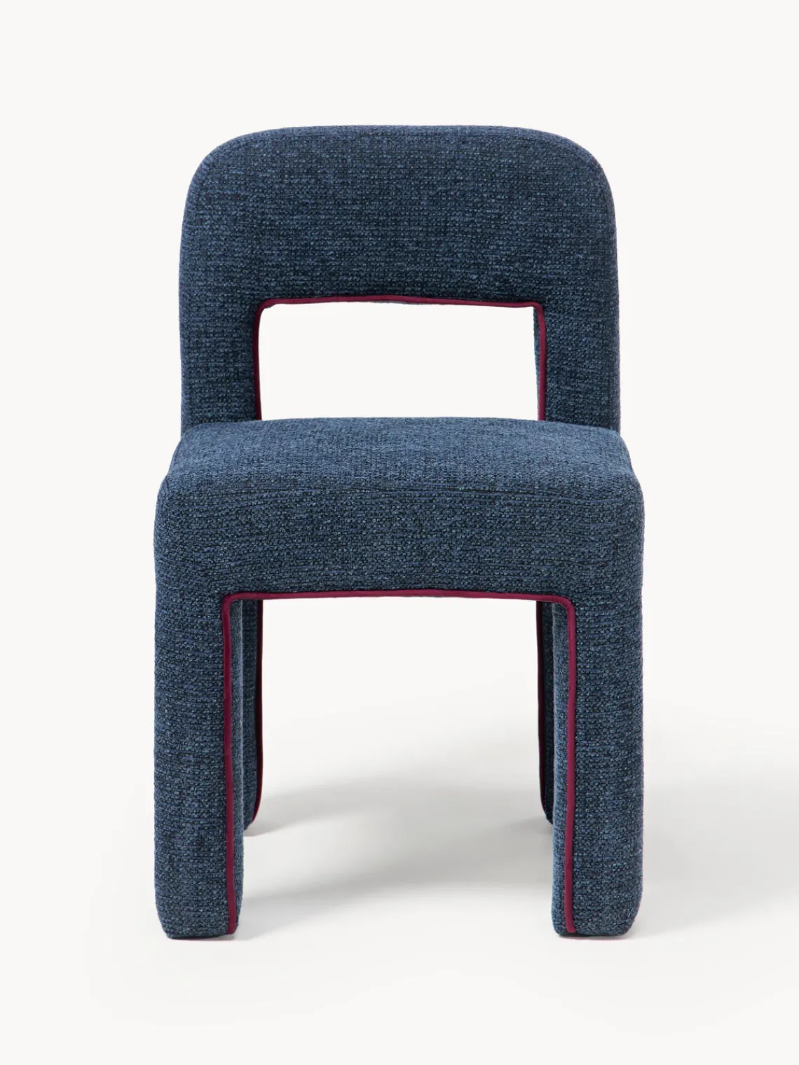 Westwing Collection Silla tapizada en tejido bouclé Ana