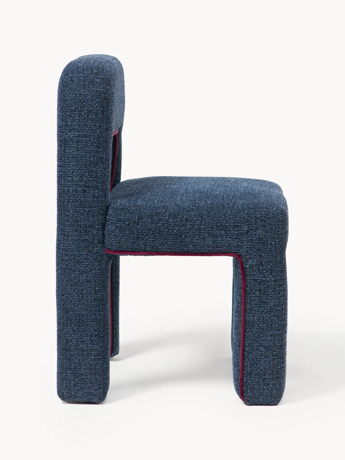 Westwing Collection Silla tapizada en tejido bouclé Ana