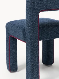 Westwing Collection Silla tapizada en tejido bouclé Ana