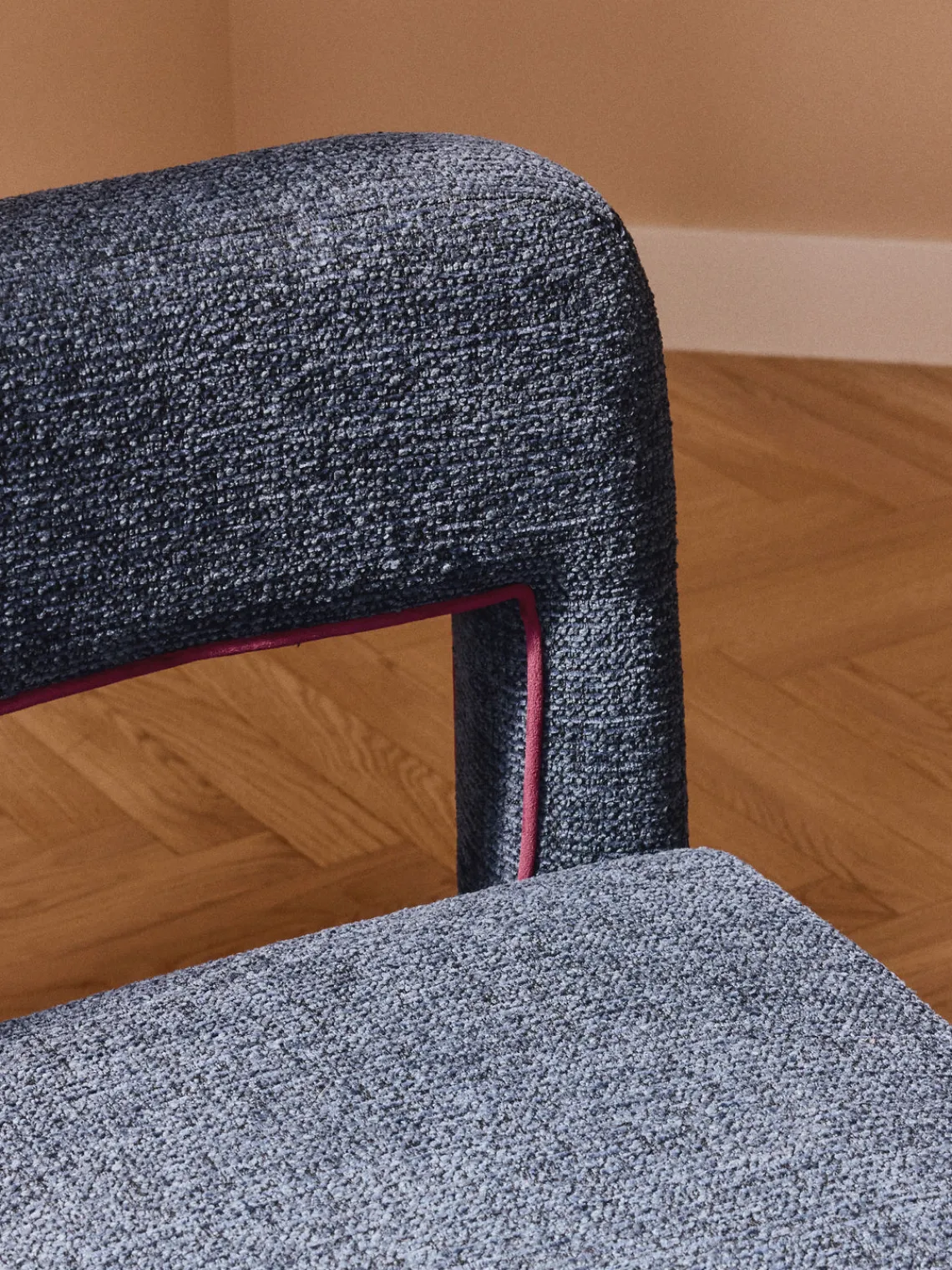 Westwing Collection Silla tapizada en tejido bouclé Ana