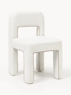 Westwing Collection Silla tapizada en tejido bouclé Ana^ Sillas