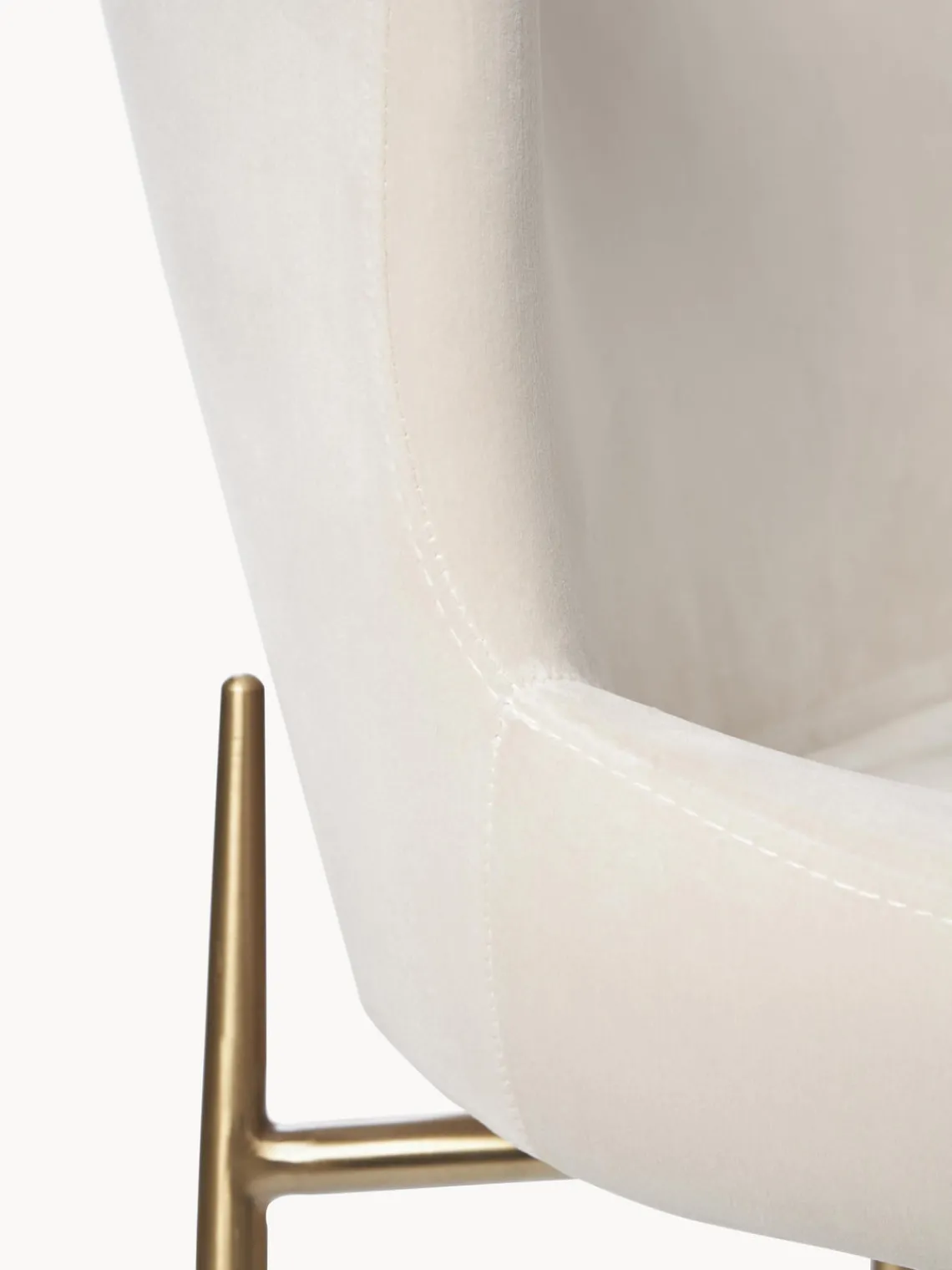 Westwing Collection Silla tapizada en terciopelo Tess^ Sillas