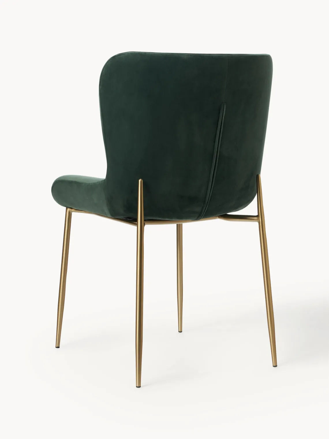 Westwing Collection Silla tapizada en terciopelo Tess