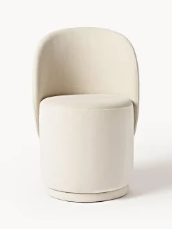 Westwing Collection Silla tapizada en terciopelo Zeyno