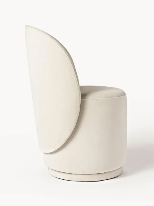 Westwing Collection Silla tapizada en terciopelo Zeyno