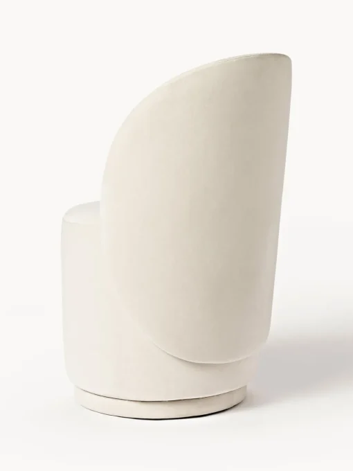 Westwing Collection Silla tapizada en terciopelo Zeyno