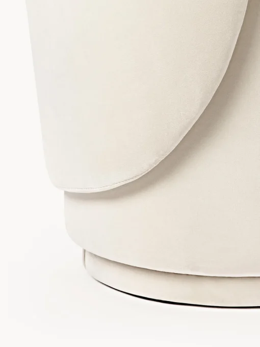 Westwing Collection Silla tapizada en terciopelo Zeyno