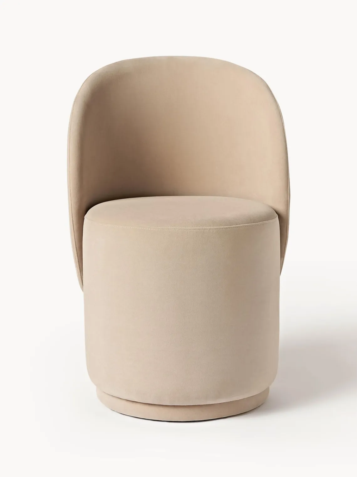 Westwing Collection Silla tapizada en terciopelo Zeyno