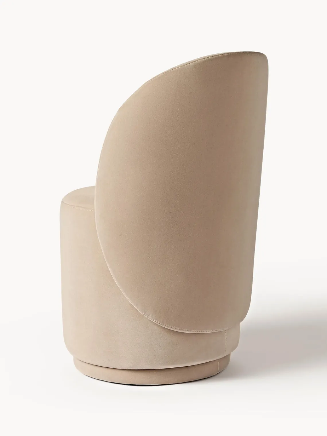 Westwing Collection Silla tapizada en terciopelo Zeyno