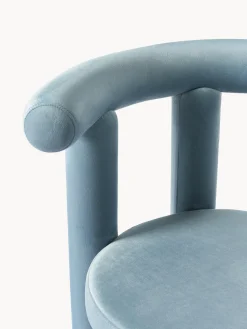 Westwing Collection Silla tapizada en terciopelo Calan