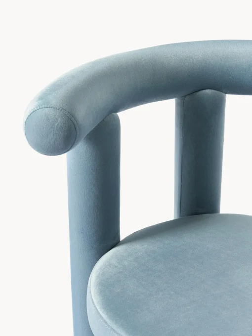 Westwing Collection Silla tapizada en terciopelo Calan