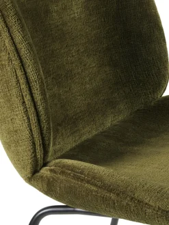 GUBI Silla tapizada en terciopelo Beetle