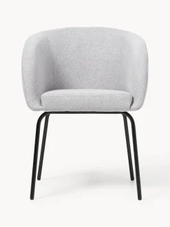 Westwing Collection Sillas con reposabrazos Alani, 2 uds.