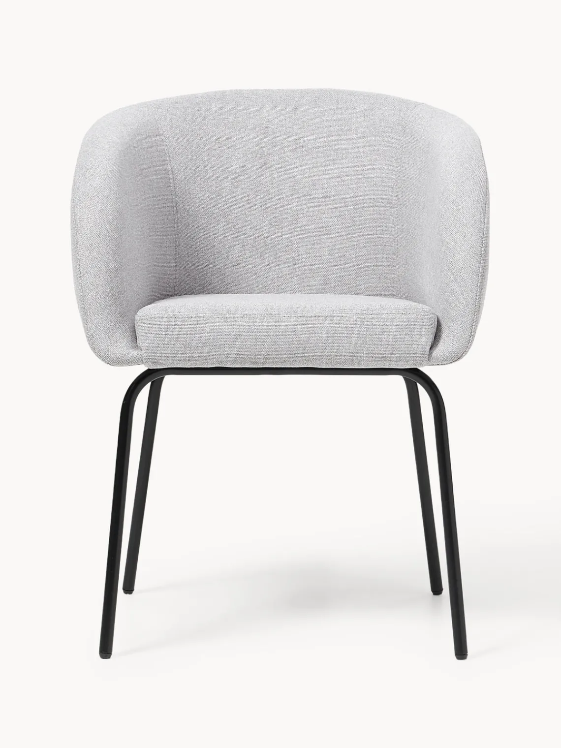 Westwing Collection Sillas con reposabrazos Alani, 2 uds.