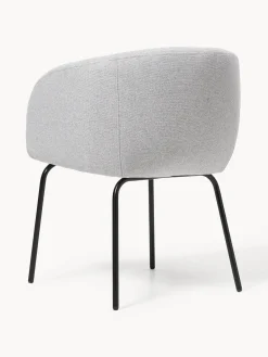 Westwing Collection Sillas con reposabrazos Alani, 2 uds.