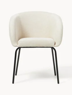 Westwing Collection Sillas con reposabrazos Alani, 2 uds.