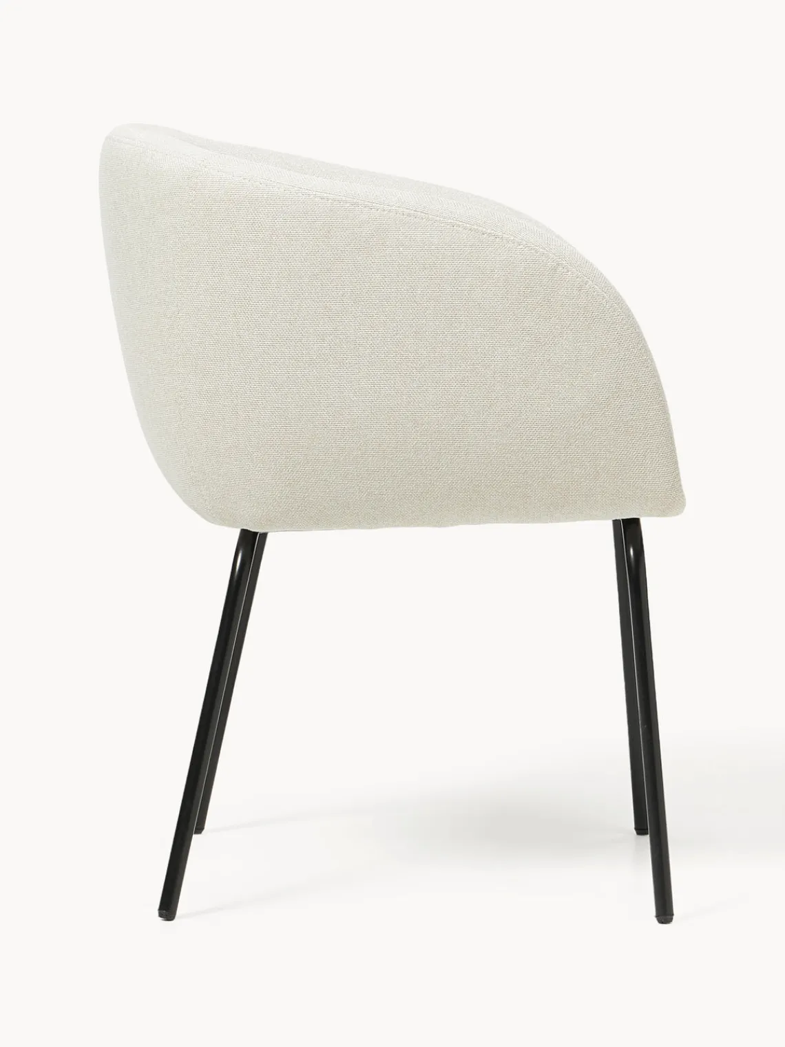 Westwing Collection Sillas con reposabrazos Alani, 2 uds.