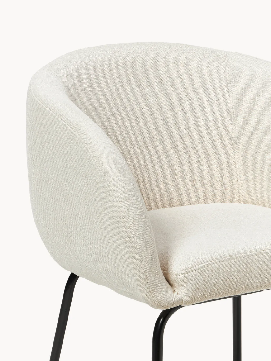 Westwing Collection Sillas con reposabrazos Alani, 2 uds.