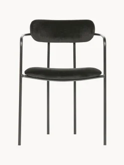Sillas con reposabrazos de terciopelo Elvy, 2 uds.^ Sillas Con Reposabrazos|Sillas