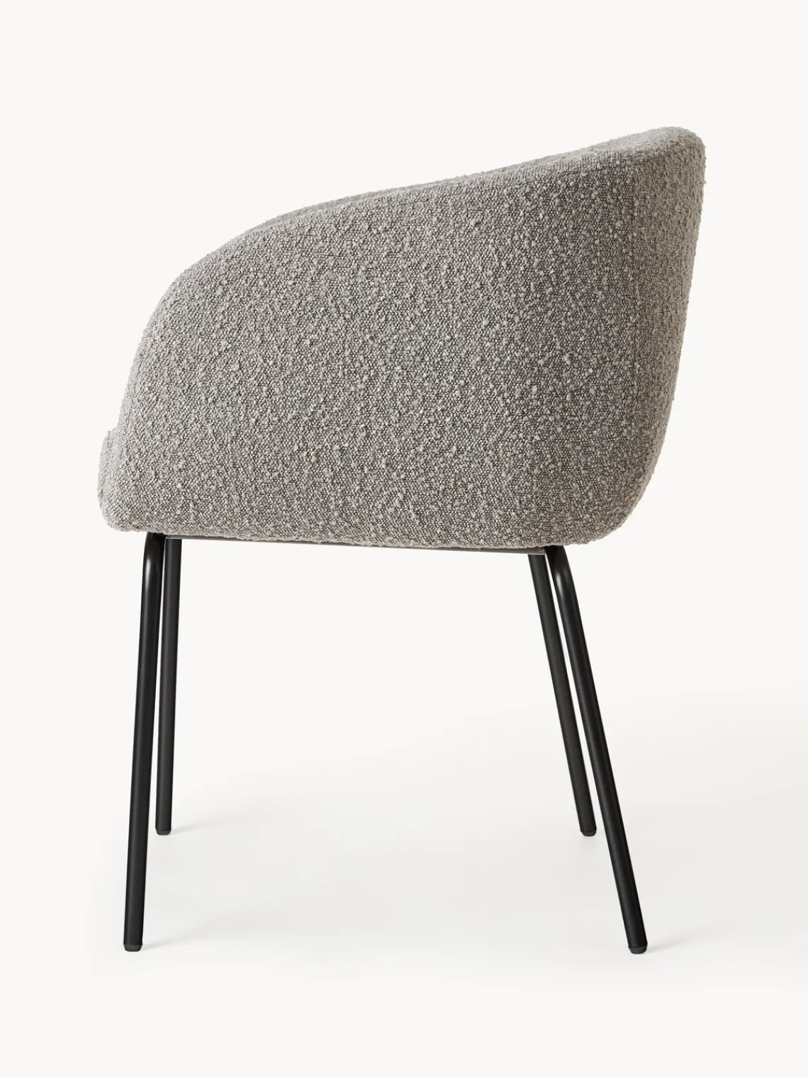 Westwing Collection Sillas con reposabrazos en tejido bouclé Alani, 2 uds.^ Sillas Con Reposabrazos|Sillas