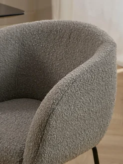 Westwing Collection Sillas con reposabrazos en tejido bouclé Alani, 2 uds.^ Sillas Con Reposabrazos|Sillas