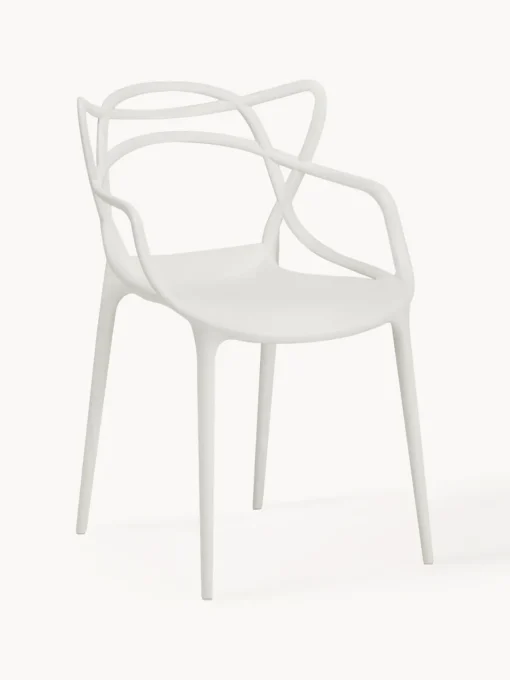 Kartell Sillas con reposabrazos Masters, 2 uds.