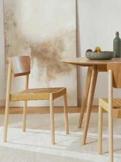 Westwing Collection Sillas de madera y ratán Danny, 2 uds.^ Sillas De Madera|Sillas