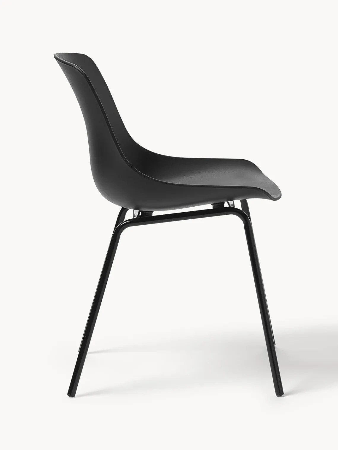 Westwing Collection Sillas de plástico Joe, 2 uds.