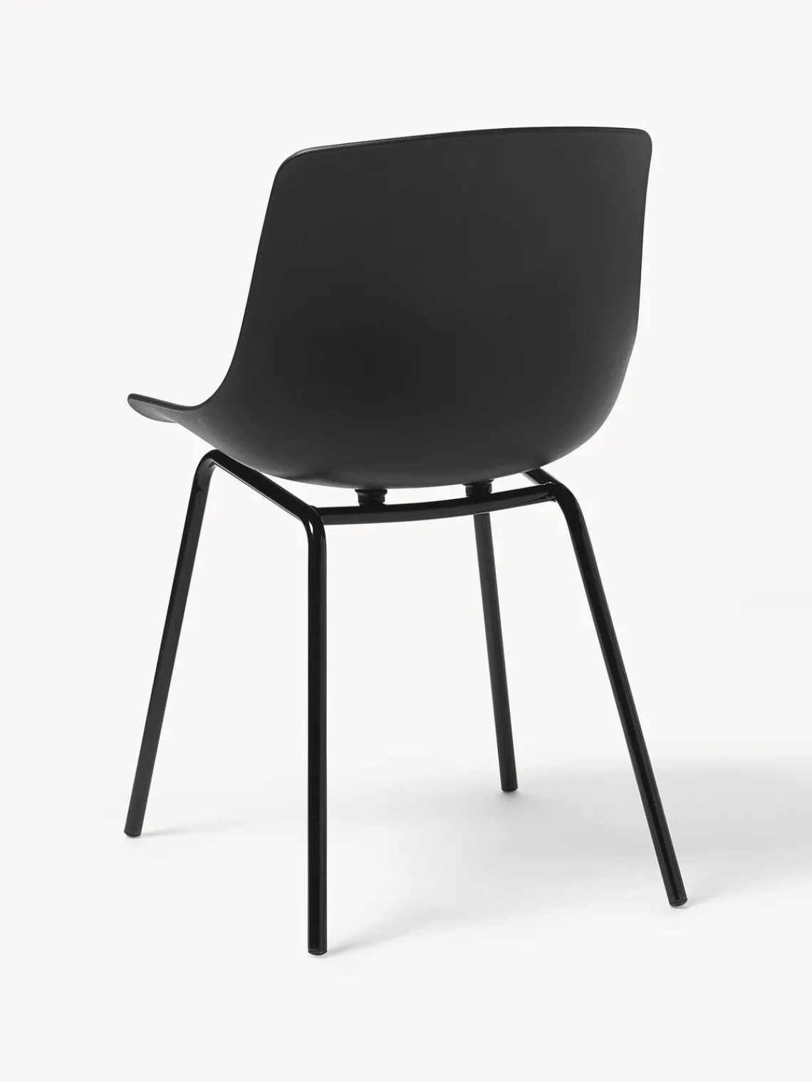 Westwing Collection Sillas de plástico Joe, 2 uds.