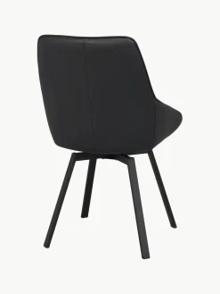 Rowico Home Sillas giratorias de cuero Alison, 2 uds.^ Sillas