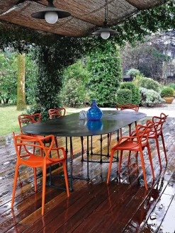 Kartell Sillas Masters, 2 uds.^ Sillas De Jardín|Sillas Con Reposabrazos